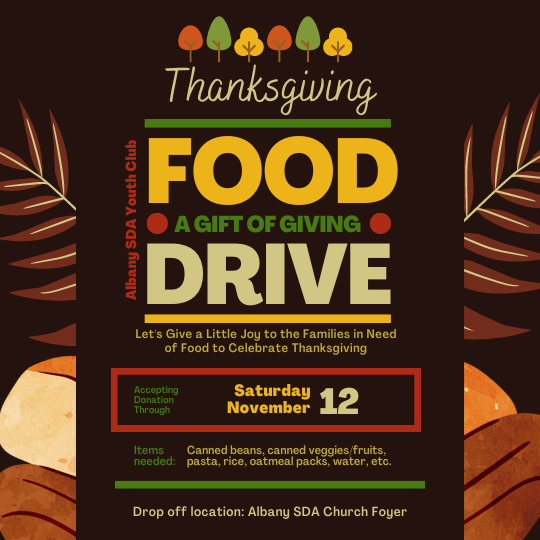 thanksgiving food drive